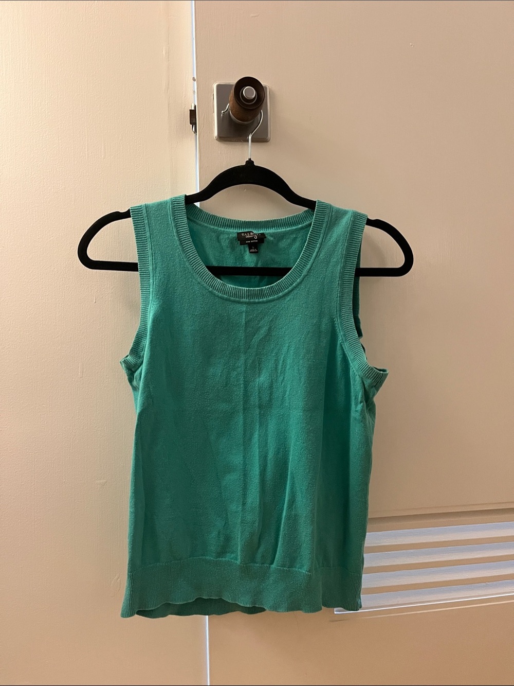 Talbots Green Knit Tank Top